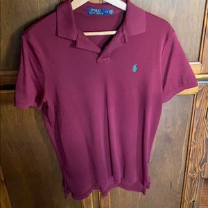 Polo by Ralph Lauren large men’s maroon polo shirt